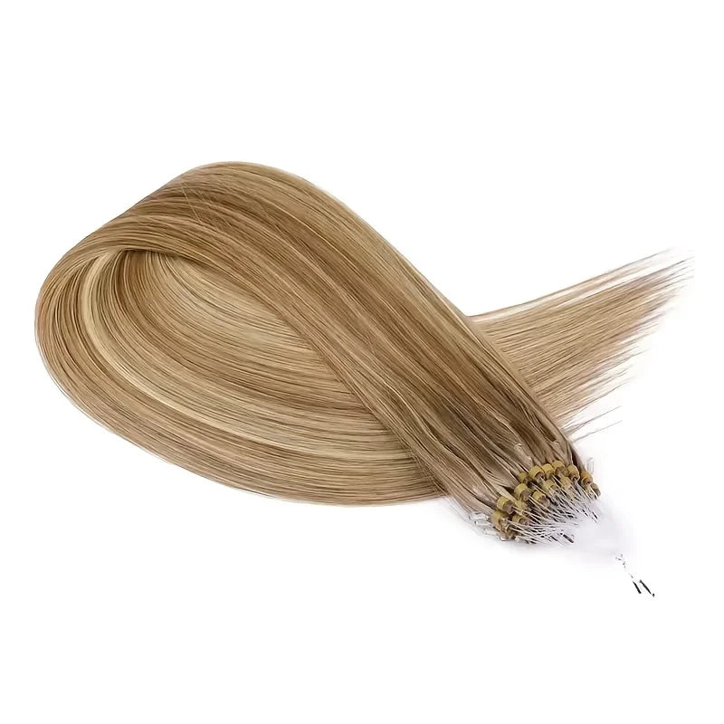 Straight Micro Loop Human Hair Extension