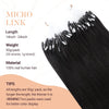 Straight Micro Loop Human Hair Extension